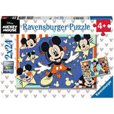 Ravensburger - Disney Mickey Mouse - 2x24 Stukken - Puzzels